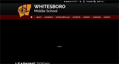Desktop Screenshot of ms.whitesboroisd.org